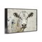 Stupell Industries Neutral Cow Portrait Framed Giclee, design by LSR Creative Studio